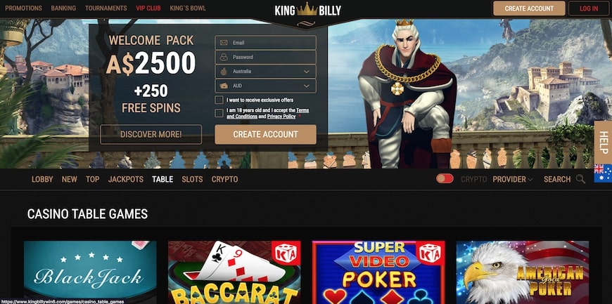 King Billy Casino 10€ - A Unique Casino Experience